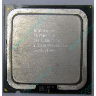 Процессор Intel Celeron D 326 (2.53GHz /256kb /533MHz) SL98U s.775 (Новогиреево)