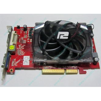 Б/У видеокарта 1Gb ATI Radeon HD4670 AGP PowerColor R73KG 1GBK3-P (Новогиреево)