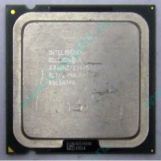 Процессор Intel Celeron D 345J (3.06GHz /256kb /533MHz) SL7TQ s.775 (Новогиреево)