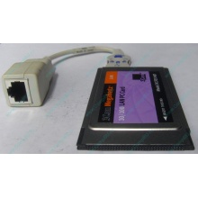 Сетевая карта для ноутбука 3COM Mehahertz 3CCFE574BT (PCMCIA) - Новогиреево